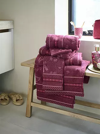 PIP STUDIO | Gästetuch  JASMIN JACQUARD 30x50cm Dark Pink | 